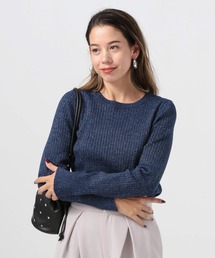 BAYFLOW | [華やかなラメ素材]ハイゲージラメニットプルオーバー(ニット/セーター)