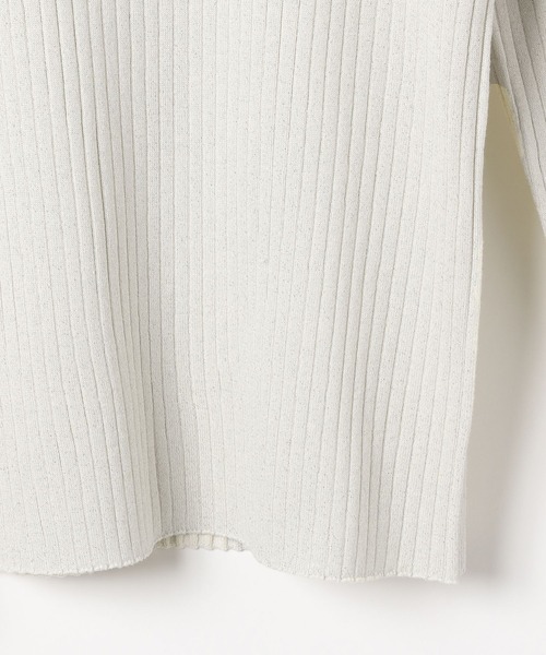 BAYFLOW（ベイフロー）の「[華やかなラメ素材]ハイゲージラメニットプルオーバー（ニット/セーター・レディース・ライトグリーン/オフホワイト/ネイビー・FREE）」の16枚目の写真