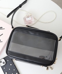 新品✨WAKO ワコウ　2way クリアバッグ ショルダーバッグ waku レディース ショルダーバッグ ハンドバッグ 2way ロール
