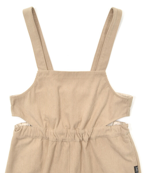 ZIDDY（ジディ）の「コールテンオーバーオール(130~160cm)（サロペット/オーバーオール・キッズ・グレー/ベージュ・FREE/130cm/140cm/150cm）」の12枚目の写真