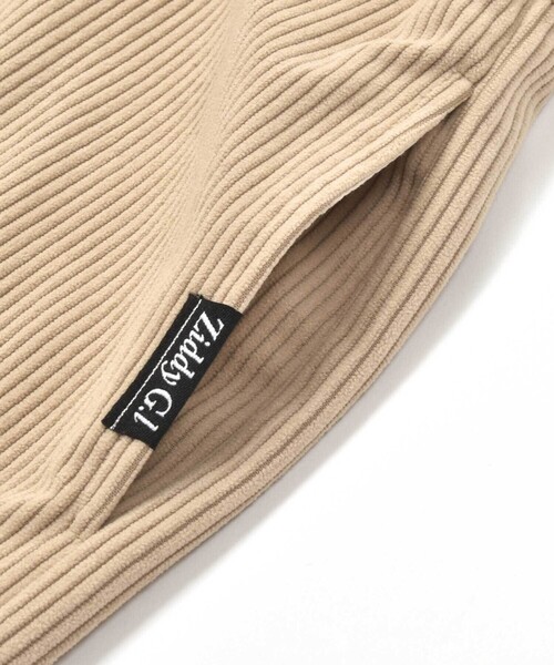 ZIDDY（ジディ）の「コールテンオーバーオール(130~160cm)（サロペット/オーバーオール・キッズ・グレー/ベージュ・FREE/130cm/140cm/150cm）」の14枚目の写真