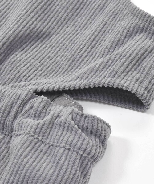 ZIDDY（ジディ）の「コールテンオーバーオール(130~160cm)（サロペット/オーバーオール・キッズ・グレー/ベージュ・FREE/130cm/140cm/150cm）」の20枚目の写真