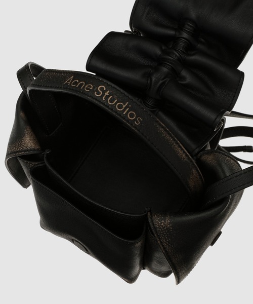 Acne Studios（アクネストゥディオズ）の「Multipocket Mini Vintage（ハンドバッグ・レディース・ダークブラウン/ホワイト×グレー・ONE SIZE）」の10枚目の写真