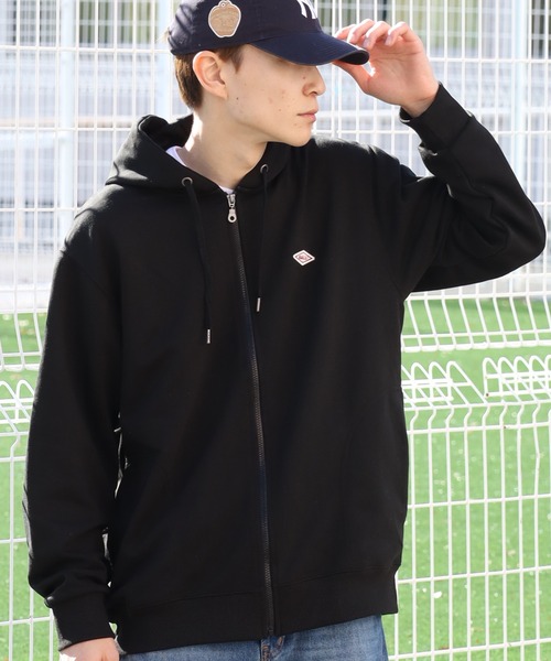 BALL(ボール)の「【BALL/ボール】T/C裏毛 ロゴワッペン ジップアップパーカー(パーカー・メンズ・グレー/ブラック/ネイビー/オートミール・LL/L/M)」の12枚目の写真