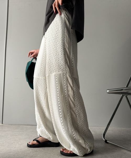 ELFSACK パンツ レース 切り替え ストレート ゆったり 楽天市場】送料無料 ELFSACK ジーンズ デニムパンツ ジーパン