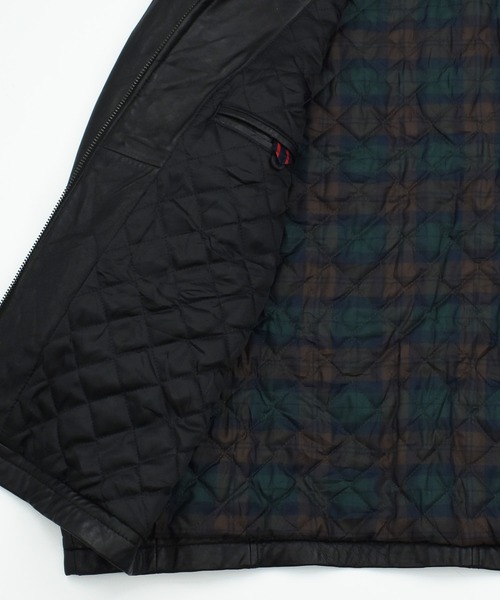 TOMMY HILFIGER(トミーヒルフィガー)の「【ヴィンテージ古着】Y2K TOMMY HILFIGER シングル フルジップレザージャケット(ライダースジャケット・メンズ・ブラック・X-LARGE)」の10枚目の写真