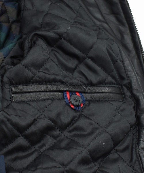 TOMMY HILFIGER(トミーヒルフィガー)の「【ヴィンテージ古着】Y2K TOMMY HILFIGER シングル フルジップレザージャケット(ライダースジャケット・メンズ・ブラック・X-LARGE)」の14枚目の写真