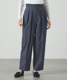 【セットアップ対応/着回し抜群】デニムライクベルトパンツ