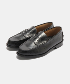 p*p様 The Kenford 黒 ローファー サイズ27cm 厚底 The Kenford Fineshoes】EMBOSSED LOAFERS / BLACK BLACK P
