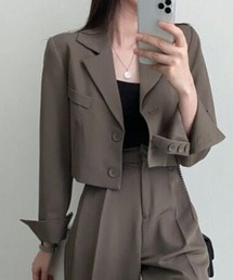 SHEPP（シープ）の「【5色展開】ショートテーラードジャケット（テーラードジャケット）」