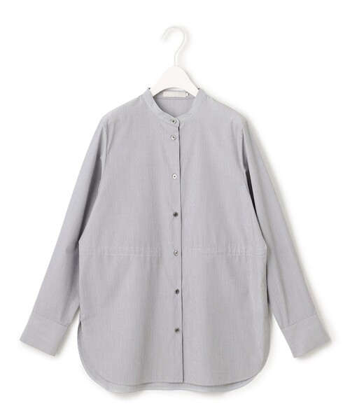 ICB（アイシービー）の「【洗える】 クリーンブロード バンドカラーシャツ（シャツ/ブラウス・レディース・アイボリー系/ブラック系1/ブルー系1・0/2/4/6）」の16枚目の写真