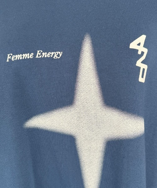 星柄プリント プルオーバースウェット ボリュームスリーブ（Tシャツ/カットソー）｜VIVID LADY（ビビッドレディー）