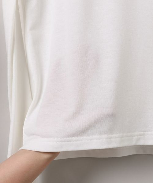 JEANASIS(ジーナシス)の「セミシアーフィットLS TEE/322981(Tシャツ/カットソー・レディース・グレー系その他/チャコール/ブルー/ホワイト・FREE)」の11枚目の写真