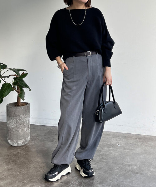 Chez toi（シェトワ）の「メタリックラインスニーカー（スニーカー・レディース・オフホワイト/ブラック/ベージュ・35/37/39）」の15枚目の写真