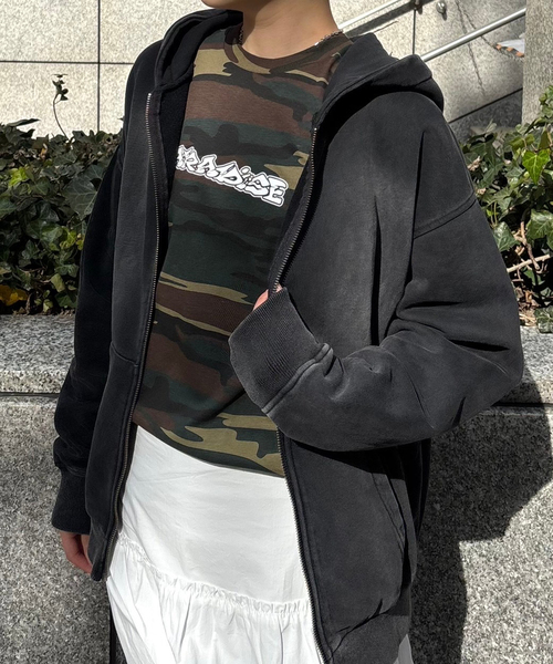 Oriens JOURNAL STANDARD(オリエンス ジャーナルスタンダード)の「【PARADISE NYC /パラダイスニューヨーク】 PARATOPIA CAMO SS(Tシャツ/カットソー・レディース・その他・SMALL/MEDIUM)」の16枚目の写真