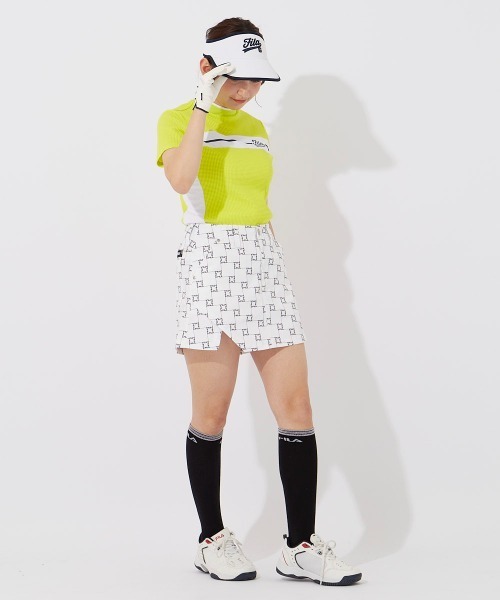 FILA GOLF(フィラゴルフ )の「ハイテンションストレッチ スカート見えショートパンツ(その他パンツ・レディース・グリーン/ホワイト/ブラック・SMALL/MEDIUM/LARGE/X-LARGE)」の5枚目の写真