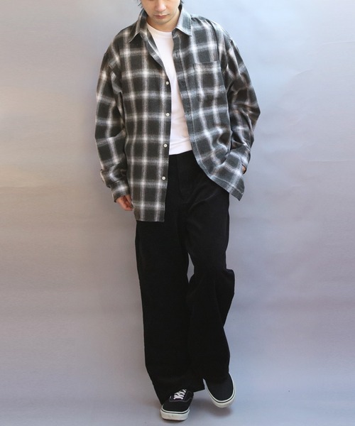 8(eight)(エイト)の「スノーウォッシュチェックシャツ(シャツ/ブラウス・メンズ・レッド/ブラック/イエロー・MEDIUM/LARGE)」の21枚目の写真