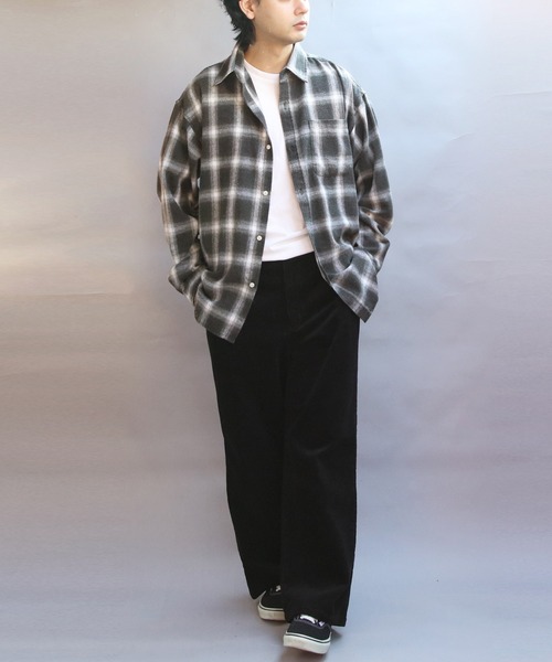 8(eight)(エイト)の「スノーウォッシュチェックシャツ(シャツ/ブラウス・メンズ・レッド/ブラック/イエロー・MEDIUM/LARGE)」の19枚目の写真