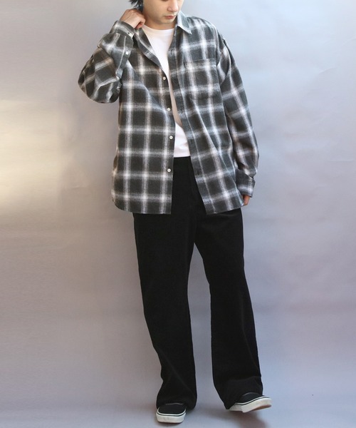 8(eight)(エイト)の「スノーウォッシュチェックシャツ(シャツ/ブラウス・メンズ・レッド/ブラック/イエロー・MEDIUM/LARGE)」の17枚目の写真