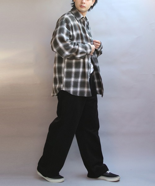 8(eight)(エイト)の「スノーウォッシュチェックシャツ(シャツ/ブラウス・メンズ・レッド/ブラック/イエロー・MEDIUM/LARGE)」の16枚目の写真