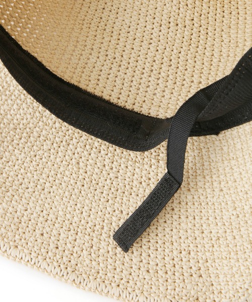ROPE' PICNIC(ロペピクニック)の「細編みプレート付きハット(ハット・レディース・ブラック/ブラウン系その他3/ベージュ・FREE)」の11枚目の写真