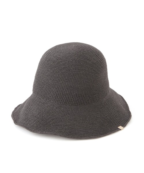 ROPE' PICNIC(ロペピクニック)の「細編みプレート付きハット(ハット・レディース・ブラック/ブラウン系その他3/ベージュ・FREE)」の13枚目の写真