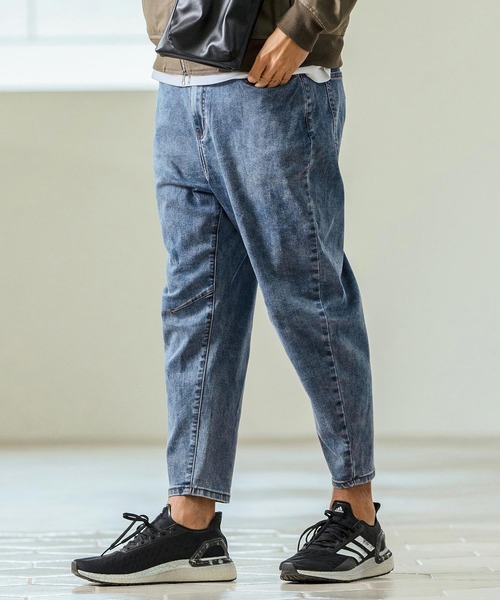 Magine(マージン)の「mp13239- Stretch Denim Darts Design Tapered Pants デニムパンツ(デニムパンツ・メンズ・インディゴブルー/ワンウォッシュ・44/46/48)」の5枚目の写真