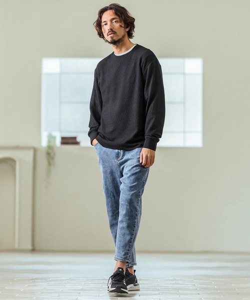Magine(マージン)の「mp13239- Stretch Denim Darts Design Tapered Pants デニムパンツ(デニムパンツ・メンズ・インディゴブルー/ワンウォッシュ・44/46/48)」の7枚目の写真