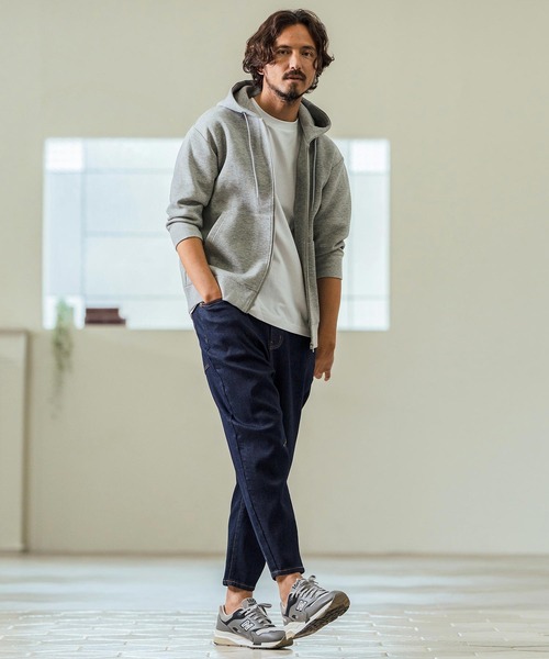 Magine(マージン)の「mp13239- Stretch Denim Darts Design Tapered Pants デニムパンツ(デニムパンツ・メンズ・インディゴブルー/ワンウォッシュ・44/46/48)」の14枚目の写真