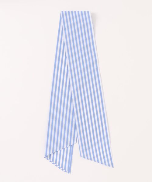 STRAWBERRY-FIELDS（ストロベリーフィールズ）の「セレモニー・オフィスシーンにおすすめなアイテム 2WAYリボンブラウス（シャツ/ブラウス・レディース・ストライプ/パープル系その他/オフホワイト・2）」の10枚目の写真