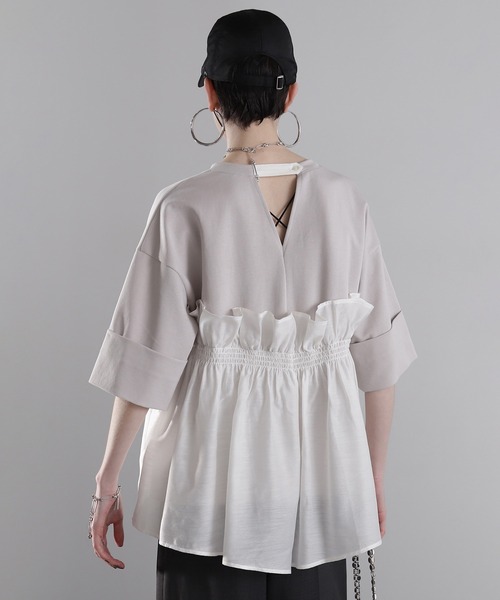 ROSE BUD★ドッキングフリルカットソー ROSE BUD｜ドッキングフリルカットソー | Rakuten Fashion(楽天