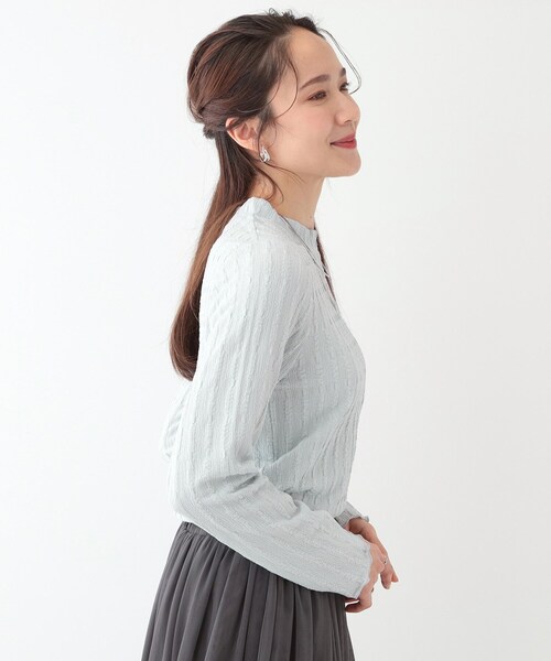 セール】【S-LL】一枚でもインナーでも ふくれジャカード プチ