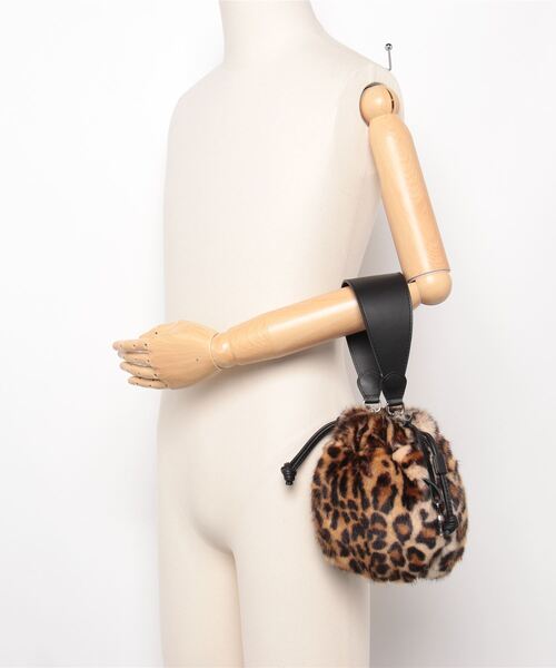 ROSE BUD（ローズバッド）の「(MARCO MASI)ワンハンドルファーミニ巾着バッグ（ショルダーバッグ・レディース・ブラウン/グリーン・ONE SIZE）」の18枚目の写真