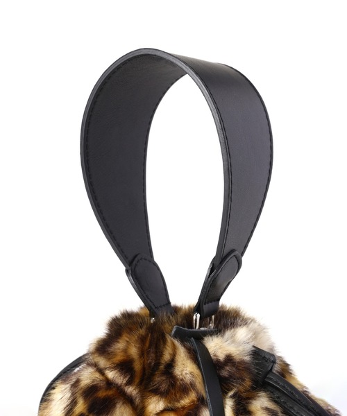 ROSE BUD（ローズバッド）の「(MARCO MASI)ワンハンドルファーミニ巾着バッグ（ショルダーバッグ・レディース・ブラウン/グリーン・ONE SIZE）」の6枚目の写真