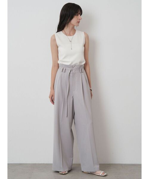 ELENDEEK（エレンディーク）の「コンパクトタンクニット（タンクトップ・レディース・ライトブルー/ブラック/ブラウン/ピンク/オフホワイト・FREE）」の16枚目の写真