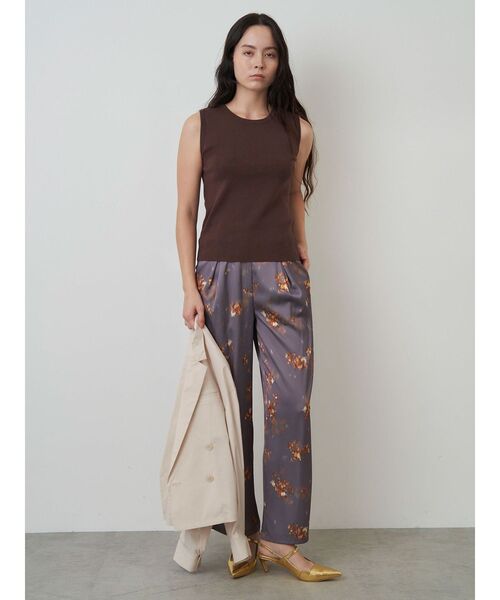 ELENDEEK（エレンディーク）の「コンパクトタンクニット（タンクトップ・レディース・ライトブルー/ブラック/ブラウン/ピンク/オフホワイト・FREE）」の22枚目の写真