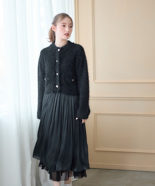 12Twelve Agenda(トゥエルブ アジェンダ)の「チュールドッキングシアーラメスカート(スカート・レディース・イエロー/グレー/ブラック・M)」の17枚目の写真
