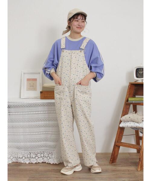 Samansa Mos2（サマンサ モスモス）の「ミニ裏毛ワンポイント刺繍ラインスウェット（Tシャツ/カットソー・レディース・グレー/ブラック/パープル/オフホワイト・F）」の15枚目の写真