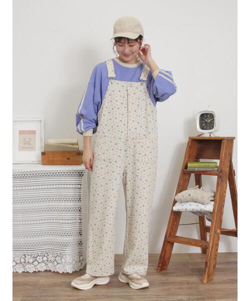 Samansa Mos2（サマンサ モスモス）の「ミニ裏毛ワンポイント刺繍ラインスウェット（Tシャツ/カットソー・レディース・グレー/ブラック/パープル/オフホワイト・F）」の16枚目の写真