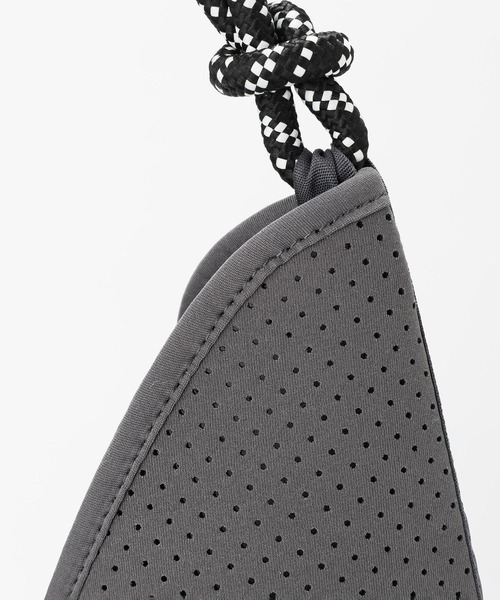 BARNYARDSTORM（バンヤードストーム）の「BARNYARDSTORM / パンチングワンハンドルバッグ（トートバッグ・レディース・チャコールグレー/ブラック/オフホワイト・FREE）」の14枚目の写真