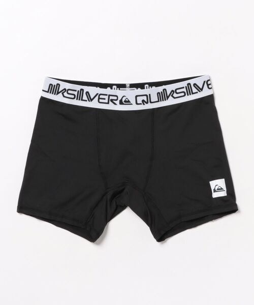 Quiksilver(クイックシルバー)の「QS BOX/クイックシルバーウエストロゴアンダーショーツ・サーフインナー(水着)(ラッシュガード・メンズ・ブラック/ブラック系その他/ホワイト/グリーン・MEDIUM/LARGE/X-LARGE/SMALL)」の2枚目の写真