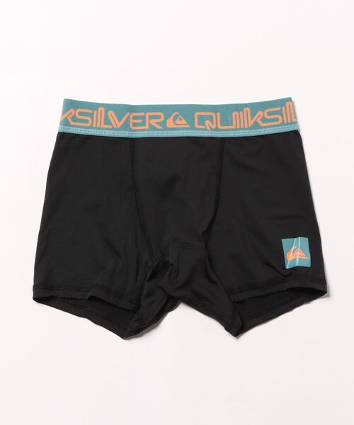 Quiksilver(クイックシルバー)の「QS BOX/クイックシルバーウエストロゴアンダーショーツ・サーフインナー(水着)(ラッシュガード・メンズ・ブラック/ブラック系その他/ホワイト/グリーン・MEDIUM/LARGE/X-LARGE/SMALL)」の4枚目の写真