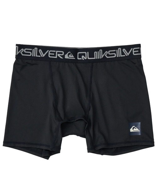 Quiksilver(クイックシルバー)の「QS BOX/クイックシルバーウエストロゴアンダーショーツ・サーフインナー(水着)(ラッシュガード・メンズ・ブラック/ブラック系その他/ホワイト/グリーン・MEDIUM/LARGE/X-LARGE/SMALL)」の3枚目の写真