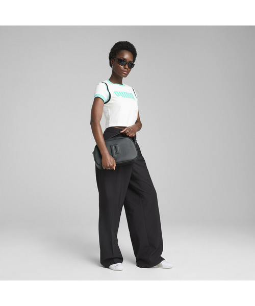 PUMA（プーマ）の「PUMA プーマ ウィメンズ フューチャー プーマ アーカイブ グラフィック ベビー 半袖 Tシャツ（Tシャツ/カットソー・レディース・ブラック/ブルー系その他/ホワイト/ホワイト系その他/グリーン系その他・MEDIUM/SMALL/LARGE/X-SMALL/X-LARGE）」の7枚目の写真