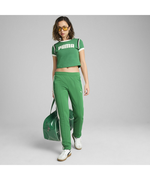 PUMA（プーマ）の「PUMA プーマ ウィメンズ フューチャー プーマ アーカイブ グラフィック ベビー 半袖 Tシャツ（Tシャツ/カットソー・レディース・ブラック/ブルー系その他/ホワイト/ホワイト系その他/グリーン系その他・MEDIUM/SMALL/LARGE/X-SMALL/X-LARGE）」の11枚目の写真