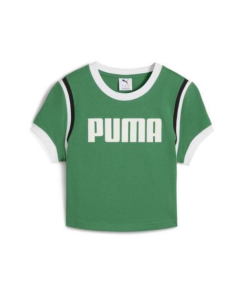 PUMA(プーマ)の「PUMA プーマ ウィメンズ フューチャー プーマ アーカイブ グラフィック ベ(Tシャツ/カットソー・レディース・ブラック/ブルー系その他/ホワイト/ホワイト系その他/グリーン系その他・MEDIUM/SMALL/LARGE/X-SMALL/X-LARGE)」の11枚目の写真