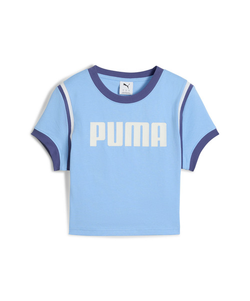 PUMA(プーマ)の「PUMA プーマ ウィメンズ フューチャー プーマ アーカイブ グラフィック ベ(Tシャツ/カットソー・レディース・ブラック/ブルー系その他/ホワイト/ホワイト系その他/グリーン系その他・MEDIUM/SMALL/LARGE/X-SMALL/X-LARGE)」の7枚目の写真