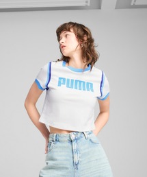 PUMA プーマ ウィメンズ フューチャー プーマ アーカイブ グラフィック ベビー 半袖 Tシャツ