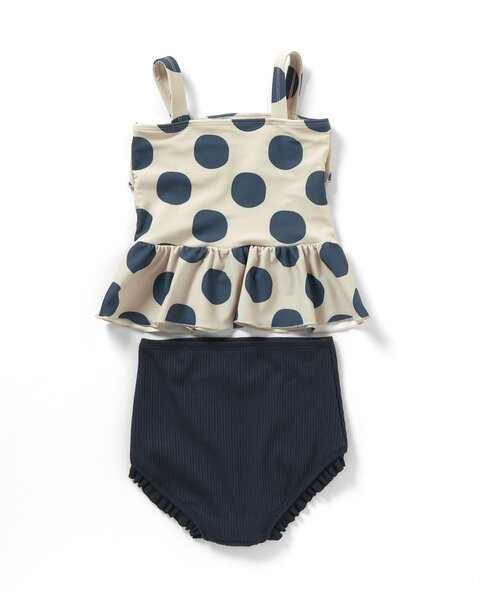 Ampersand(アンパサンド)の「【ジュニア対応】シンプルフリルセパレート水着_UVカット(水着・キッズ・ネイビー/パープル/イエロー・80/90/100/110/120/130/140)」の17枚目の写真