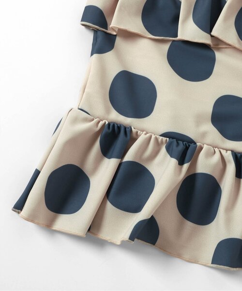 Ampersand(アンパサンド)の「【ジュニア対応】シンプルフリルセパレート水着_UVカット(水着・キッズ・ネイビー/パープル/イエロー・80/90/100/110/120/130/140)」の5枚目の写真